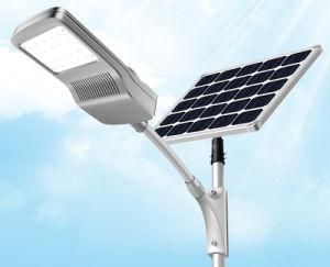 30W All in Two Cold Resistance IP65 Waterproof LED Solar Street Lamp with Lithium Battery Control System
