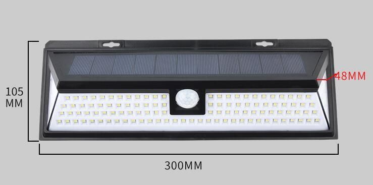 Solar Lights Dustproof Waterproof IP65 LED Flood Garden Yard Park Street Road Solar Wall Light