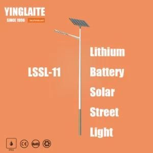 5 Years Warranty IP65 Waterproof 8m Pole 100W Lithium Battery Solar Street Lamp