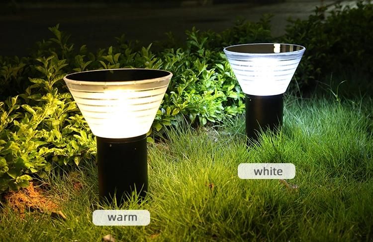 Bspro Waterproof IP65 Decorative Lawn Lamp High Lumen Aluminum Solar Outdoor LED Garden Lights