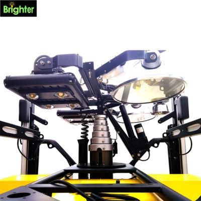 Automatic Loading and Unloading Mobile Lighting Tower with Gasoline Power