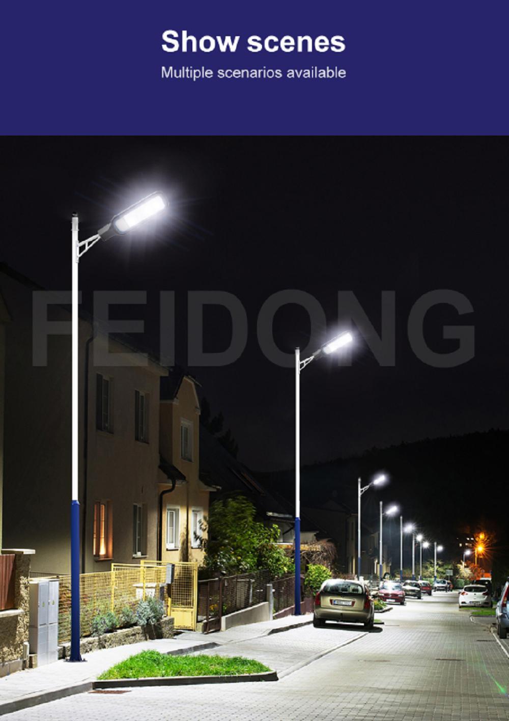 Dob100-265V 50-200W 1500V Waterproof 3000-6500K LED Street Light