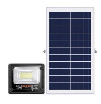 Distributor 60W 3000 Lumen Wireless Remote Control Solar LED Flood Lights for Street Road Home