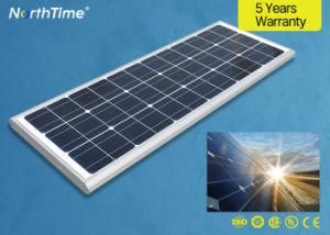 Integrated Solar Street Light with Aluminum Alloy Shell Modern Design 80W Ce RoHS ISO