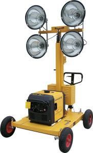 Vehicle-Mounted Mobile Construction Light Tower with Robin Generator