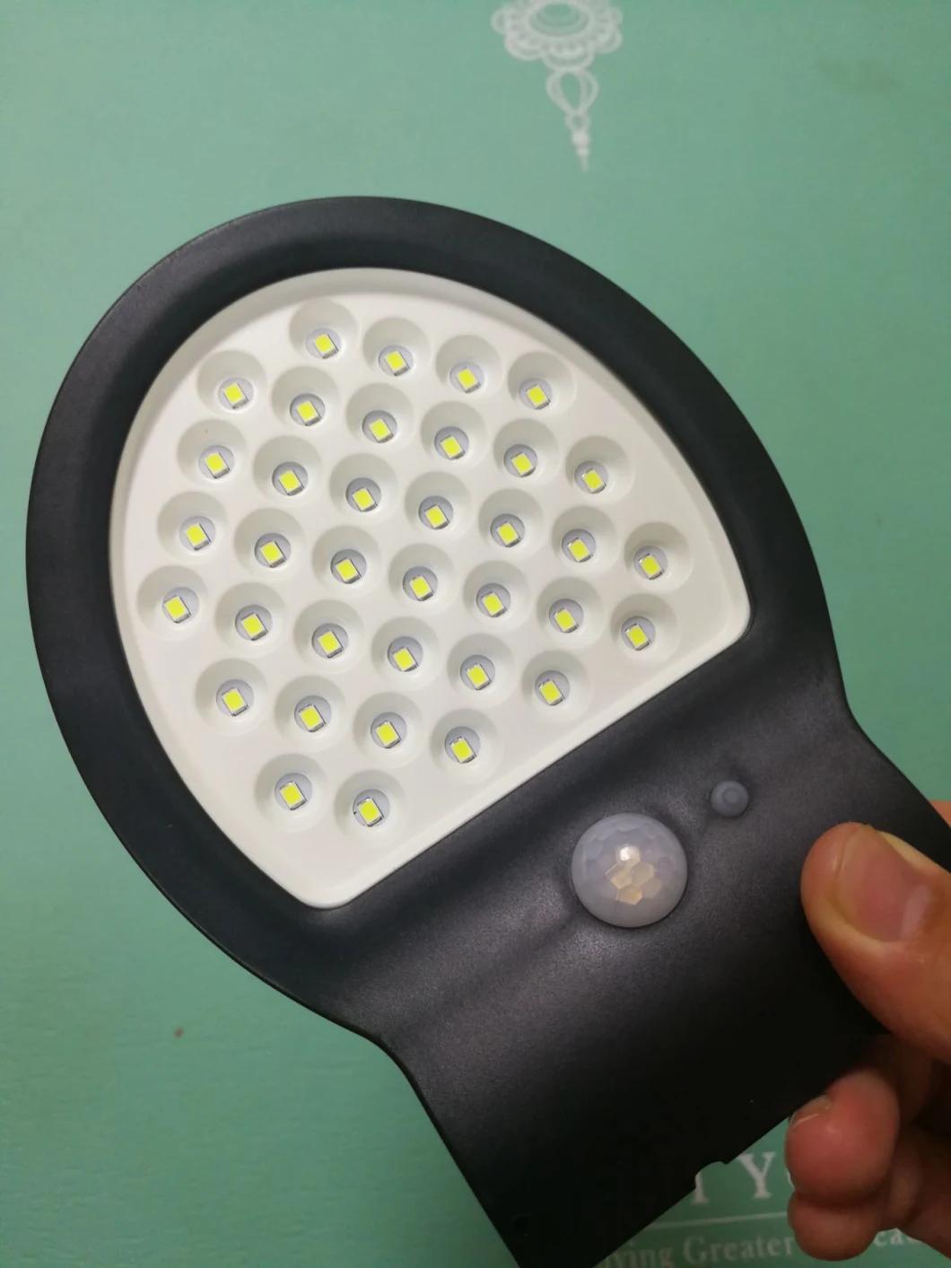 Garden Fence Wall Mounted Radar Sensor Solar LED Light