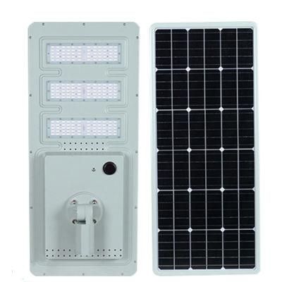 Outdoor Motion Sensor IP65 Waterproof All in One LED 80W Integrated Solar Street Light