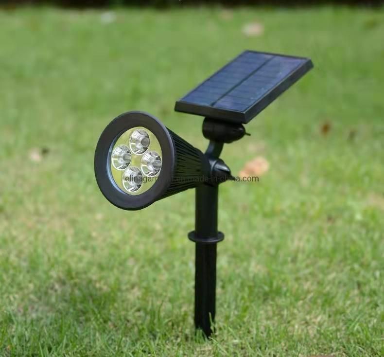 High Quality Portable Outdoor LED Solar Garden Color Changing Spotlight Factory Supply Solar Light 2021