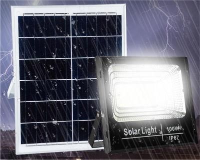 60W Motion Sensor LED Solar Flood Lighting for Outdoor Garden