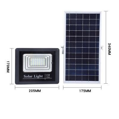 Solar Power Lighting 10W 24W 40W 60W 100W 200W 300W Lamps Outdoor Square Flood Lights, IP67 Garden Controller LED Light, Sensor Street Lightings