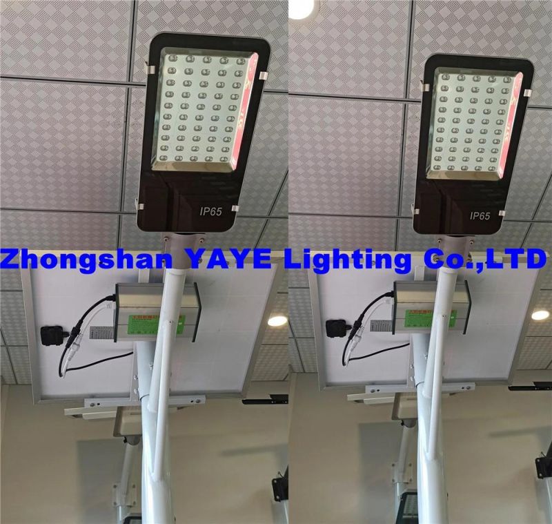 Yaye 18 Hot Sell 90W Solar LED Street Light / 90W Solar Garden Light with Lithium Iron Phosphate Battery, 15ah DC3.2V