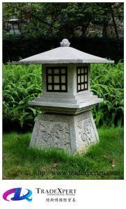 Granite Stone Lantern Outdoor Lighting for Garden Light Decoration