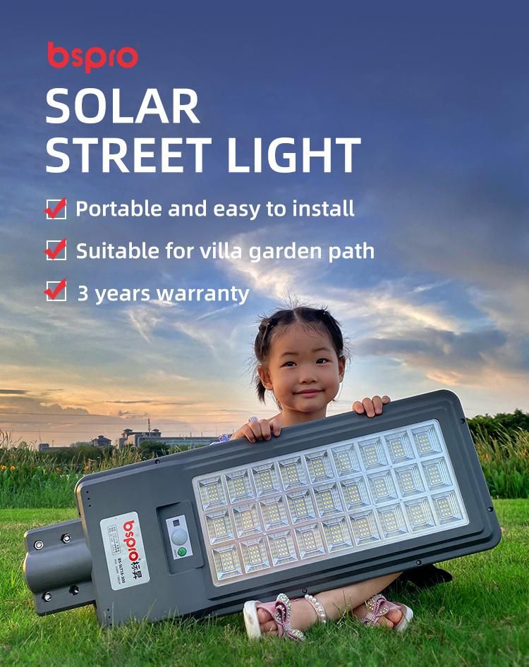 Bspro Hot Sale All in One System Outdoor Motion Sensor LED Solar Street Light