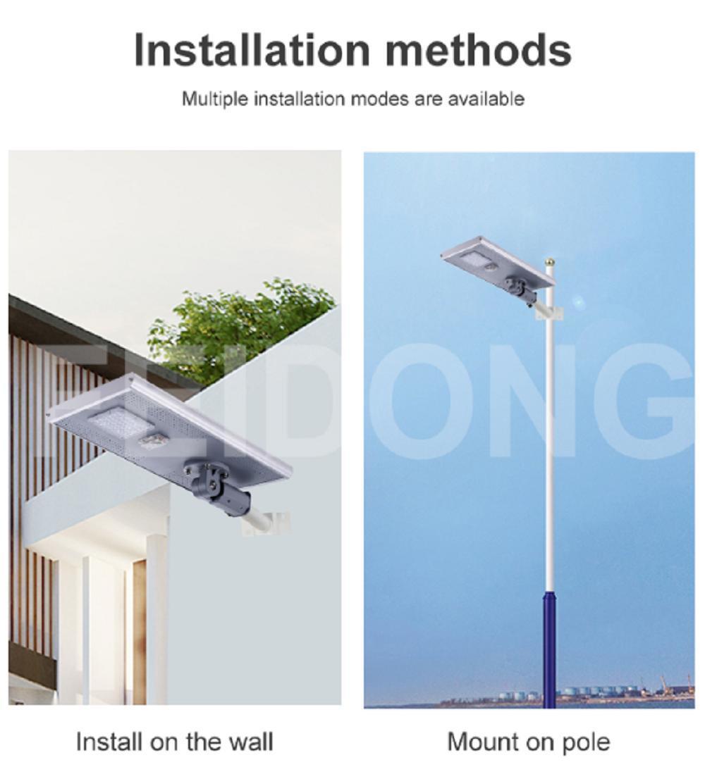 High Quality Lithium Battery High Lumens LED Solar Street Light