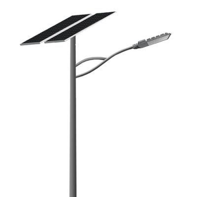 Top Quality DC Power IP65 Waterproof Outdoor 7m Pole 40W Split Solar Street Light Installation