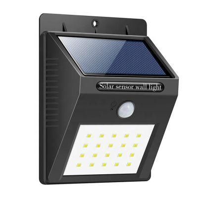 High Quality 20 SMD LED Garden Waterproof Light Outdoor Light Motion Sensor Solar Wall Light for Emergency