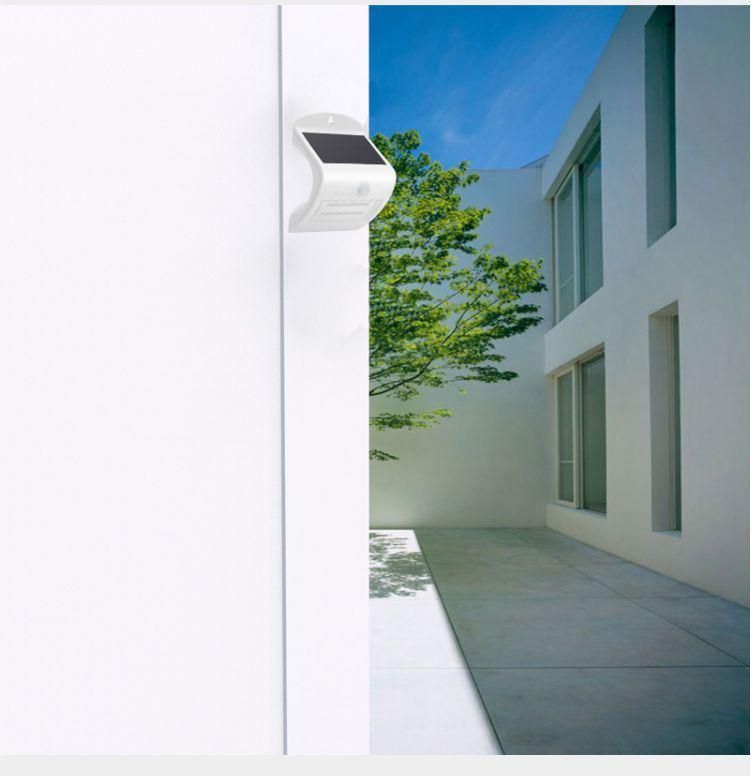 Solar Wall Light Modern IP44 Waterproof Solar Motion PIR or Radar Sensor LED Light for Garden