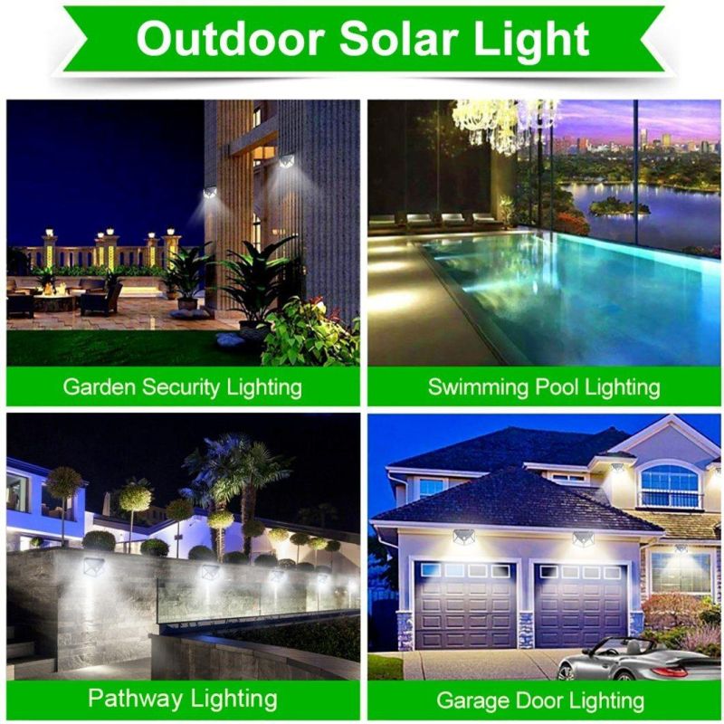 20W High Brightness Luminous Outdoor Solar Wall Light for Garden