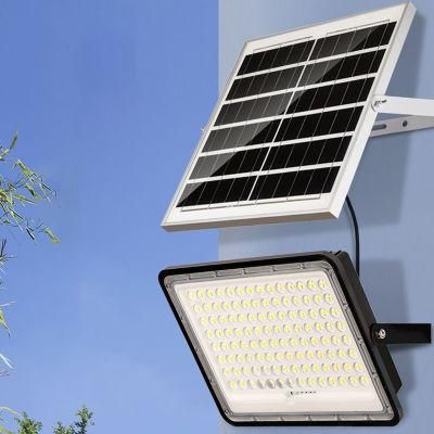 Waterproof Die-Cast Aluminum 200W 150W 120W 60W Garden Solar Floodlight Wall Hanging Lamp