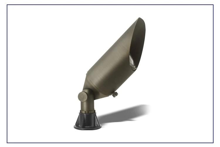 Lt2102 Bronze Finish MR16 Outdoor Low Voltage Landscape Brass Spotlight for Illuminating Patio, Garden Path, Back Yard Fence