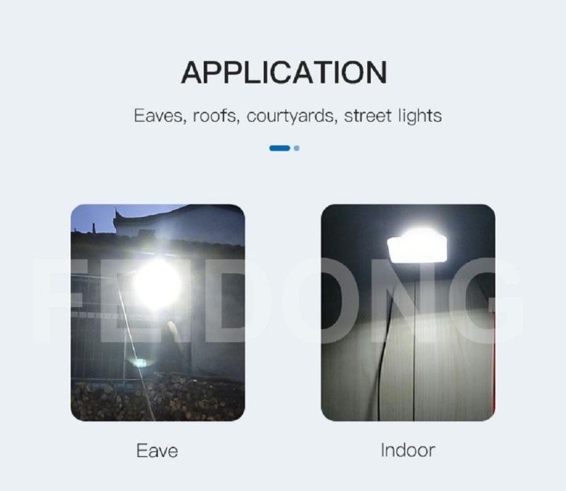 2022 Wholesale Reflector 300watt LED Solar Flood Light with Solar Panel