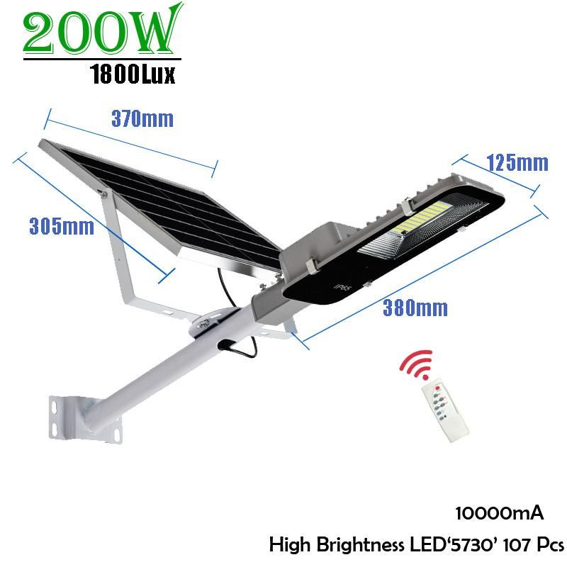 100-800W Wireless LED Solar Road Lighting with Solar Panel