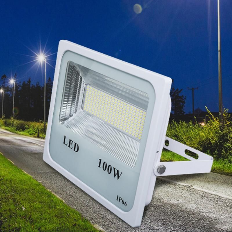 Factory High Quality IP65 50W 100W 200W Outdoor Lighting LED Floodlight High Power Waterproof High Power Garden Yard UFO Highbay Light Tunnel LED Flood Light