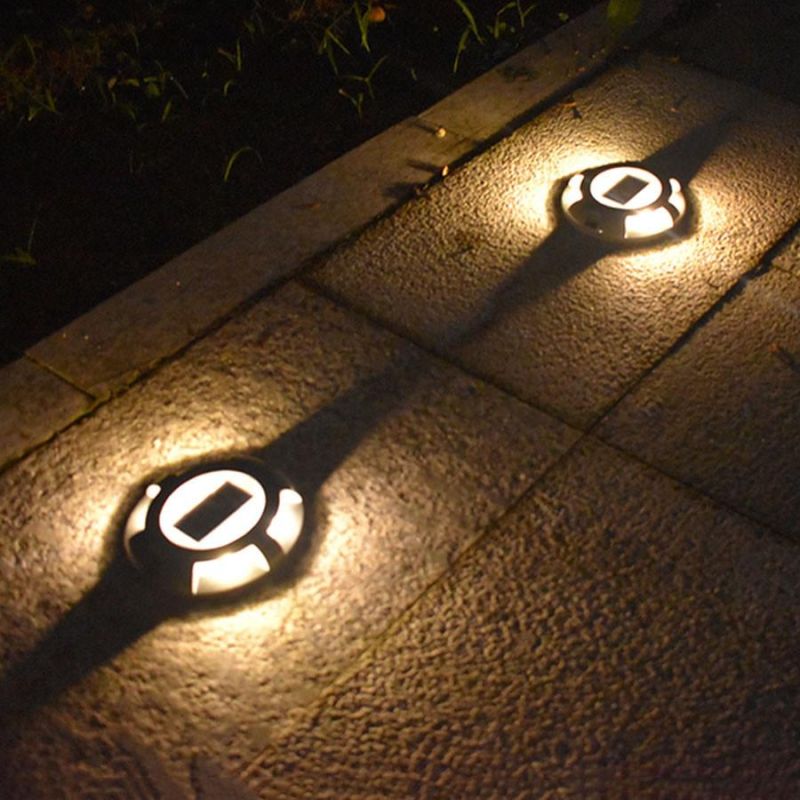 Waterproof Solar Underground Lights Solar Boat Deck Lights for Sidewalk