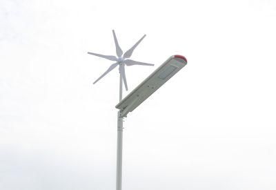 300W Wind Turbine Hybrid and Solar Power Outdoor LED Street Lighting