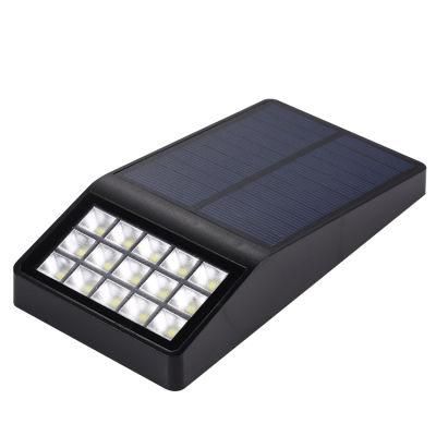 Wall Mounted LED Solar PIR Motion Activated Lamp Security Light