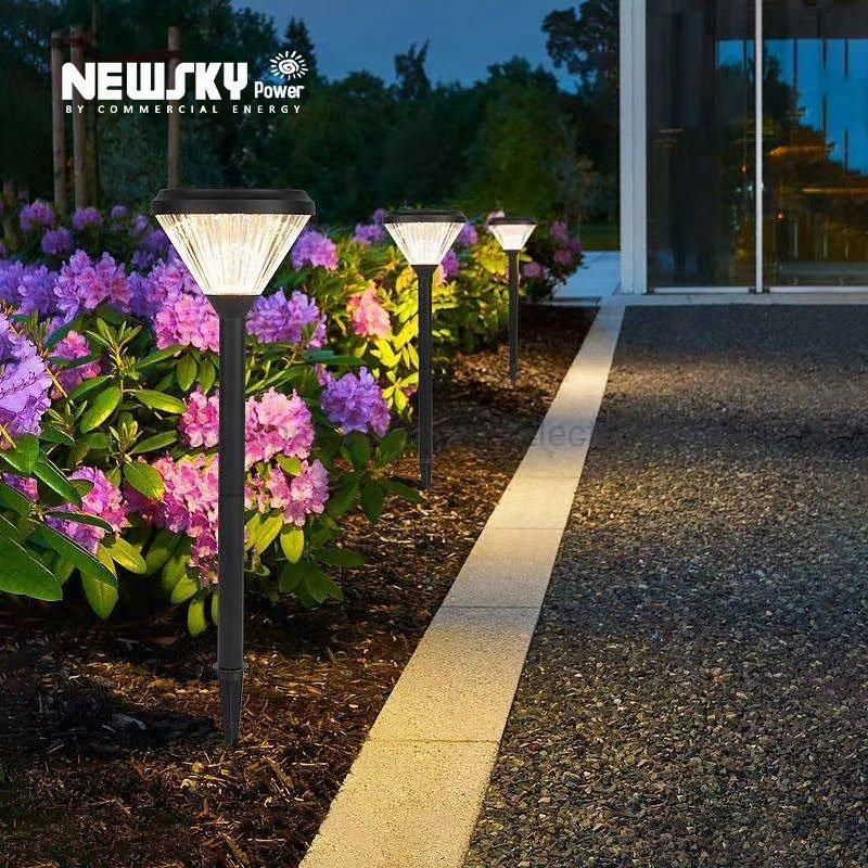 Easy Installation Mono Patio Diveway Fence Pathway Solar Garden Pillar Light