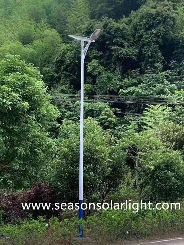 High Lumen 6m LED Lighting Pole Solar System Outdoor Street Light with LED Light for Road Lighting