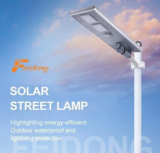 High Quality Durable Outdoor Lighting Super Bright Outddor All in One Cast Aluminum LED Solar Street Light