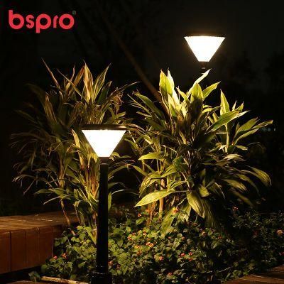 Bspro Outside Decoration Lamps Decor Powered Indoor Grow Pole Green Soil Decorative Ground Posts 3000K Solar Garden Light