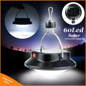 Portable Solar Camping Light Rechargeable LED Hand Lamp for Tent Hiking Fishing