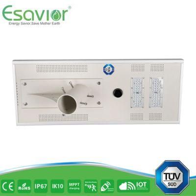 Esavior 40W LED All in One Integrated Solar Street Sensor/Smart Light with IP67 CE RoHS Certificate