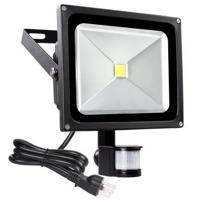 China Outdoor LED Flood Light Die-Casting Solar Powered Slim RGB IP65 IP66 Waterproof Outdoor Floodlight 10W 20W 30W 50W LED Solar Flood Light