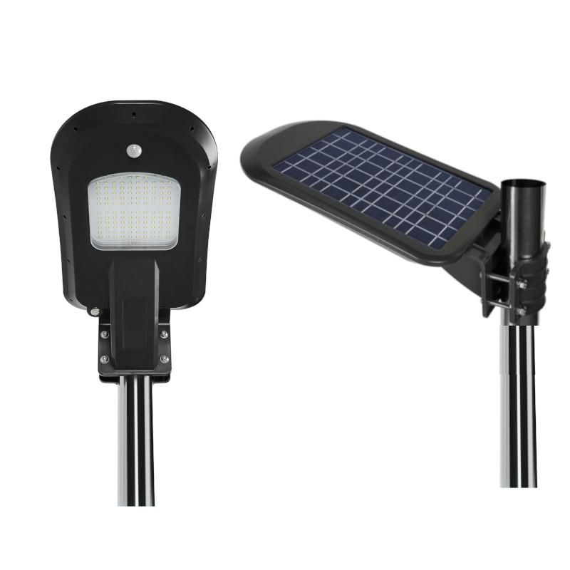 12W Home Yard Garden All in One Solar Pole Light