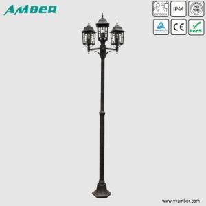 Three Head Outdoor Garden Pole Light