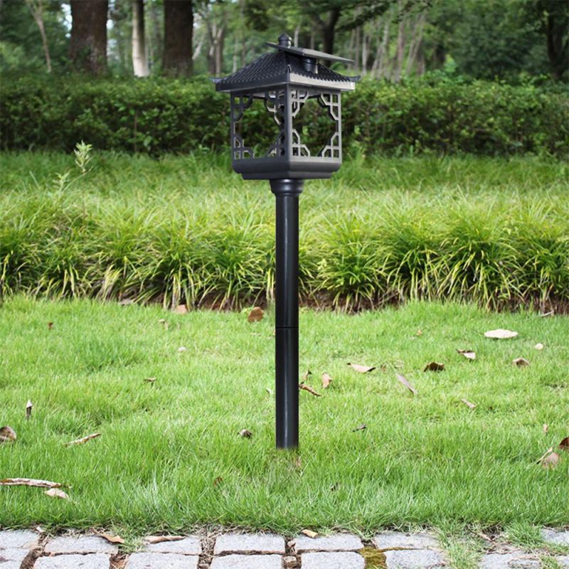 Solar Wall Lights Outdoor, Garden Decorative Fence Post Lights for Patio, Pathway, Pool, Backyard, Black Birds, Post Light