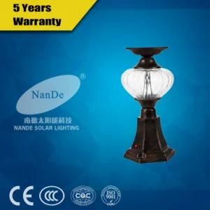 Energy Saving Ce RoHS CQC Certifications Solar Post Light