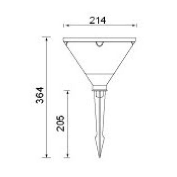 Waterproof IP65 Economical Chinese High Quality Hot Sale Solar LED Lawn Light of Garden Lighting Simple Solar Lawn Lighting