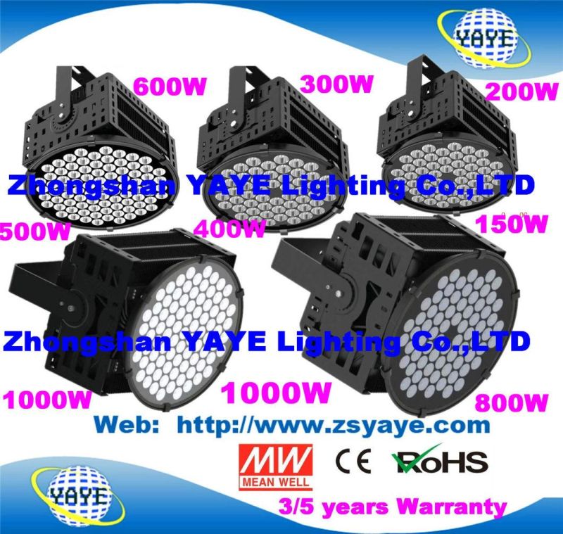 Yaye 18 Outdoor /Indoor IP66 Warranty 5 Years 1000W LED Tower Spotlight Light with Avaialble Watts: 150W/200W/300W/400W/500W/600W/800W/1000W