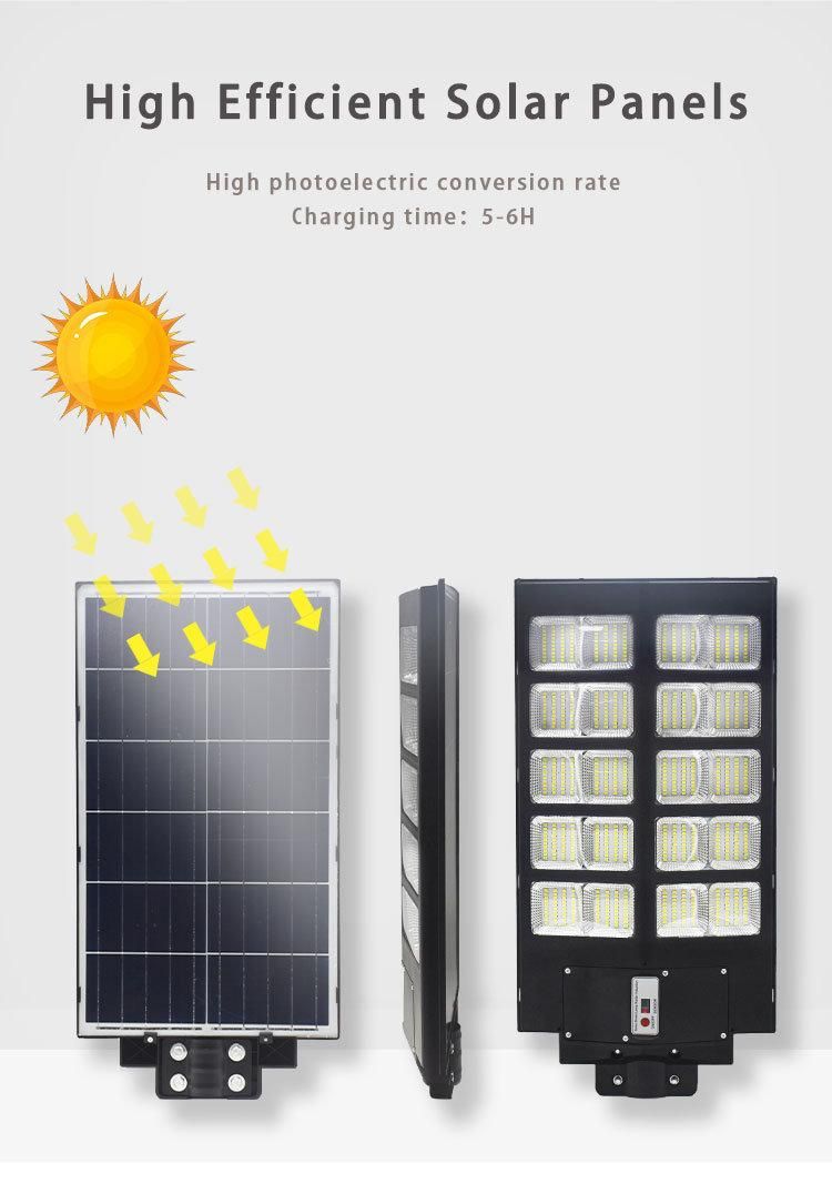 All in One LED Solar Street Light 100W 200W 300W High Brightness Street Lights