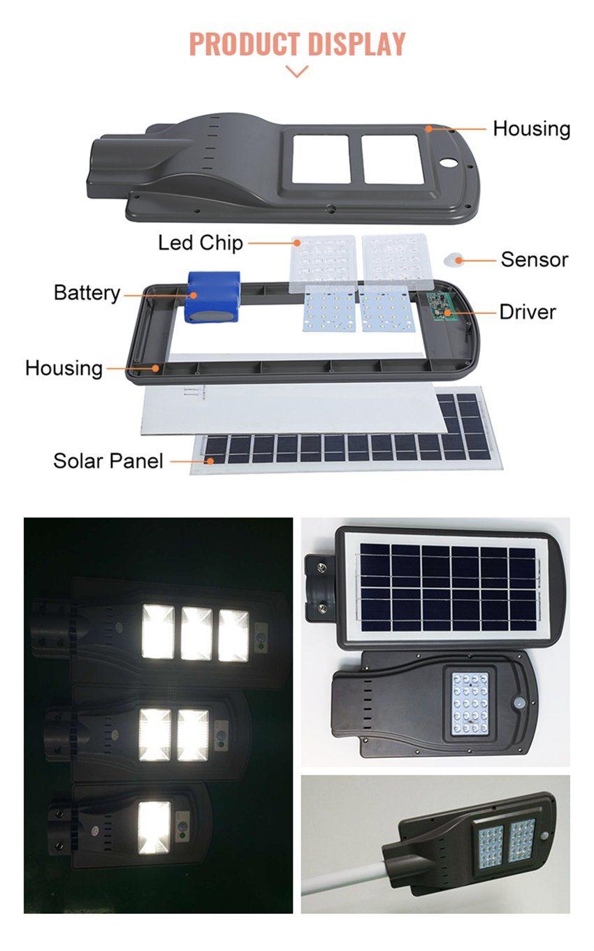 40W Integrated Solar Power LED Street Lamp with CE RoHS