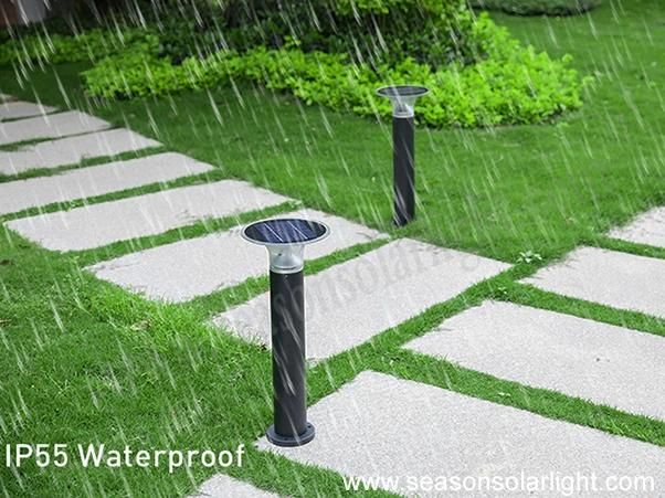 High Quality Aluminum Garden Decorative Pathway Waterproof Outdoor Landscape Solar LED Bollard Lighting with LED