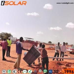6 Meter Single Arm 110W Solar Powered Street Light