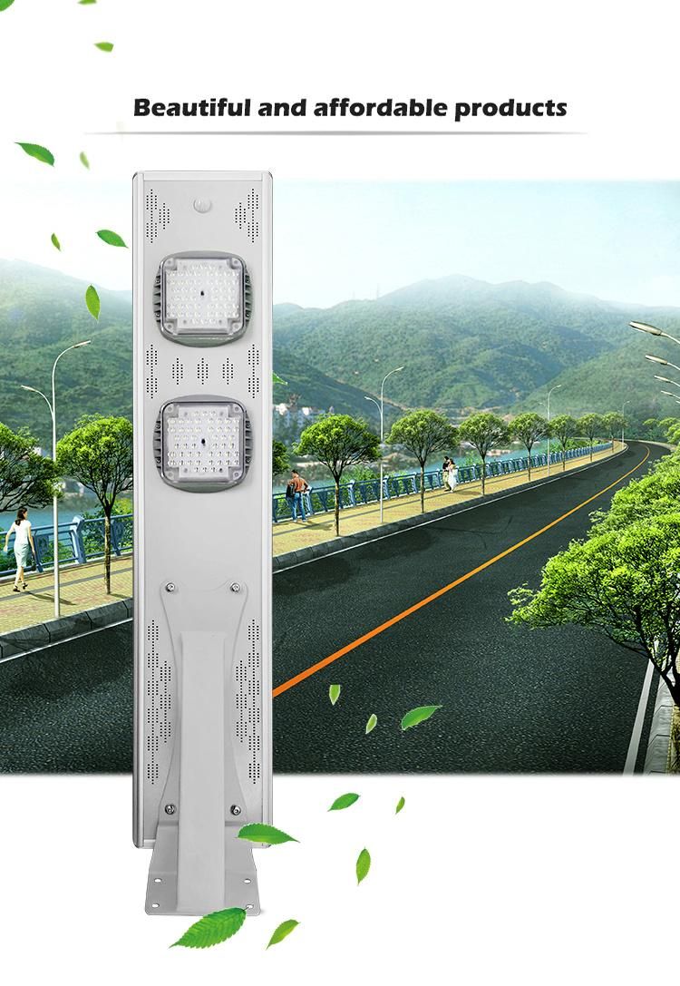 80W High Way Pole Solar Street Light Panel System