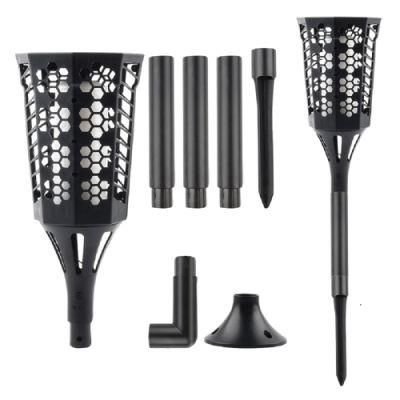 Garden LED Solar Flickering Flame Stake Torch Light Outdoor Lawn Art Decor Solar Lamp Decoration Wyz17320