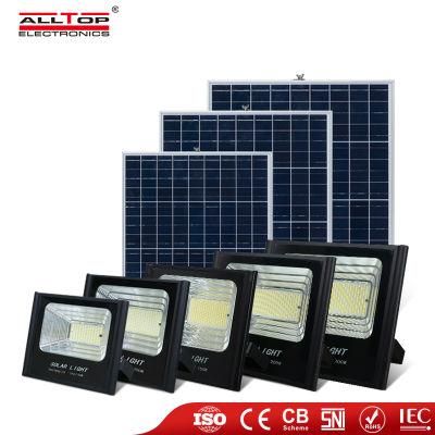 Alltop China Supplier 3 Years Warranty Outdoor IP67 50W 100W 150W 200W LED Solar Floodlight